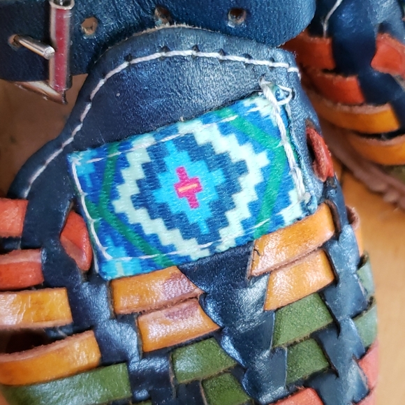 Urge Rock Mexican Toddler Huaraches Buckle Sandals size 2 - Picture 2 of 10